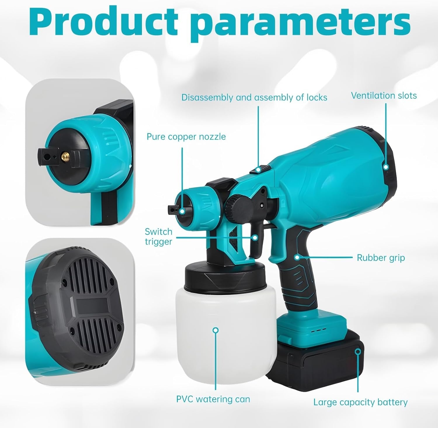 Battery Powered Paint Sprayer System – Portable & Efficient Painting